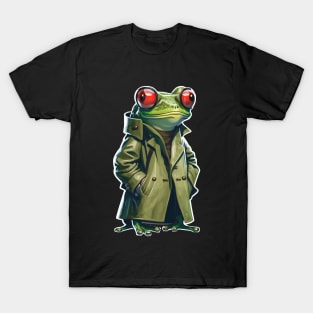 Frog in a coat T-Shirt